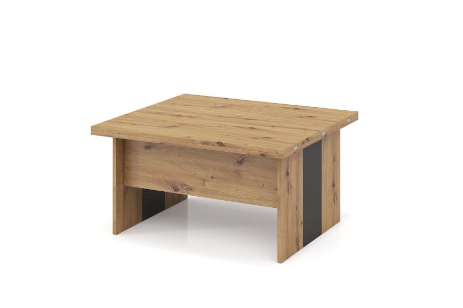 Stolek konferenční rozkládací dub artisan/antracit DERIA