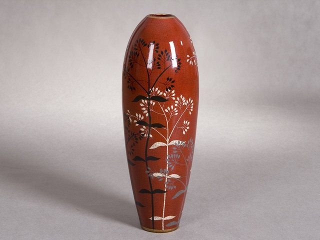 Váza s květinovým vzorem v.50cm THK-011464