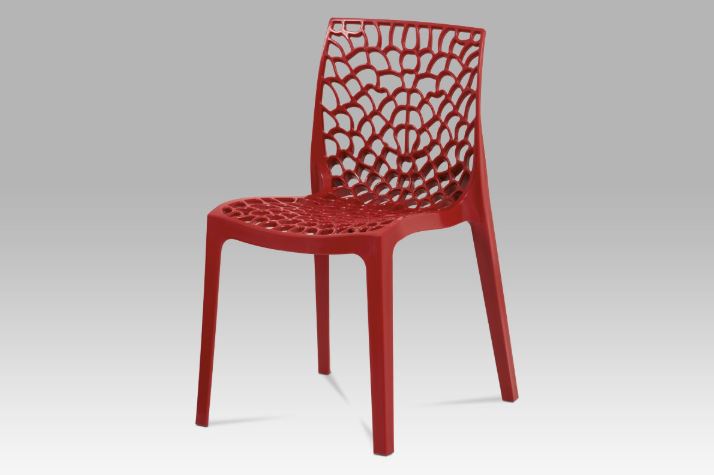 Židle jídelní červená CT-820 RED