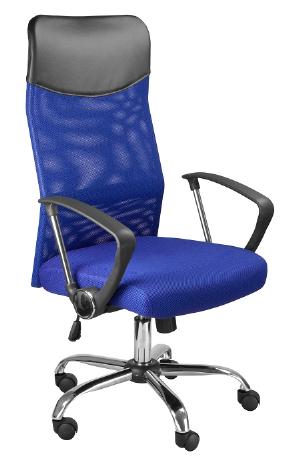 Židle kancelářská modrá Q-026