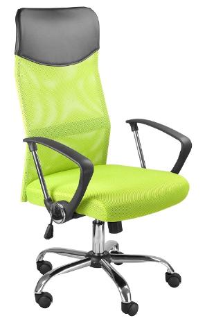 Židle kancelářská zelená Q-025