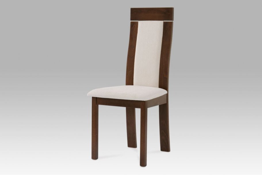 Židle jídelní ořech/krém BC-3921 WAL