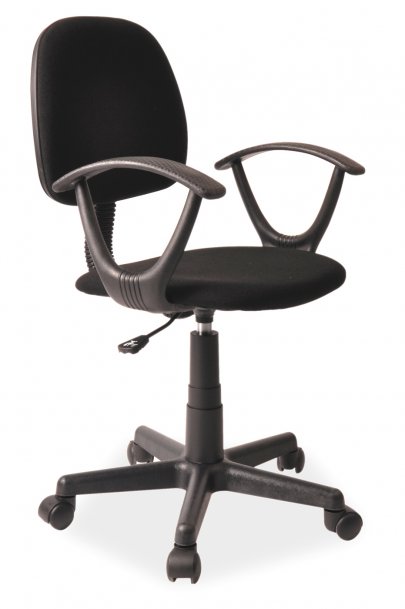 Židle kancelářská dětská černá Q-149