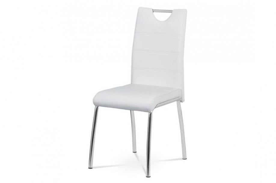 Židle jídelní bílá AC-9920 WT
