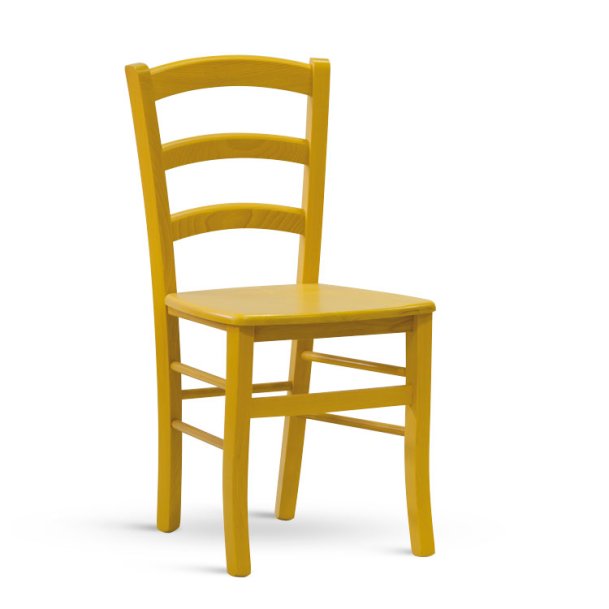 Židle jídelní masivní giallo PAYSANE COLOR