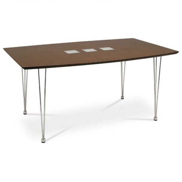 Stůl jídelní s kovovou podnoží hnědý WD-5910 BR