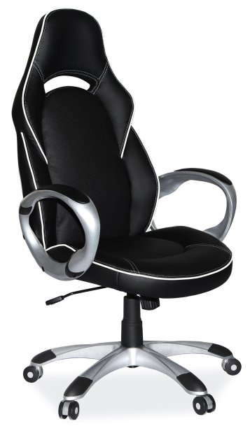 Židle kancelářská černá Q-114