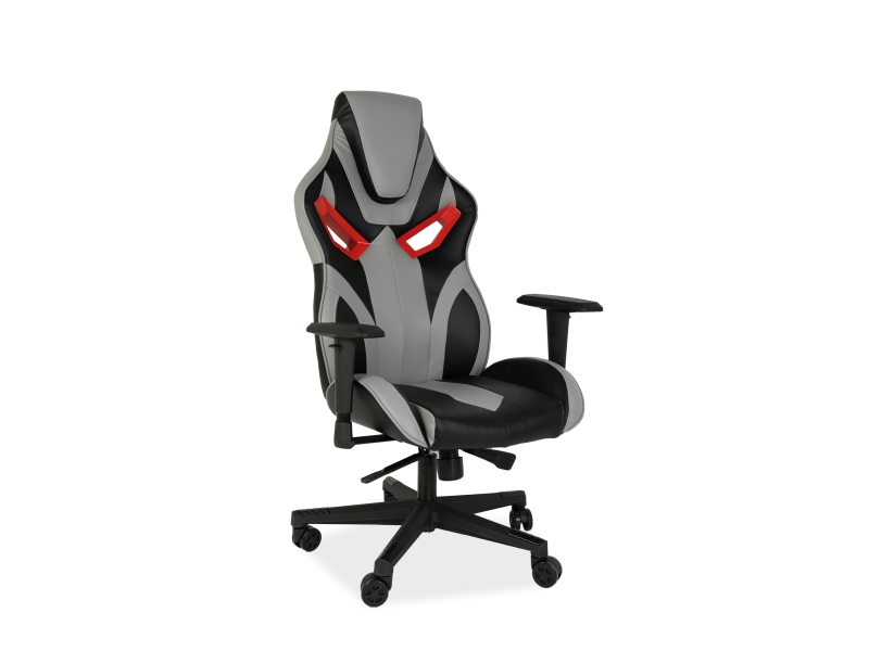 Židle kancelářská černá/šedá COBRA