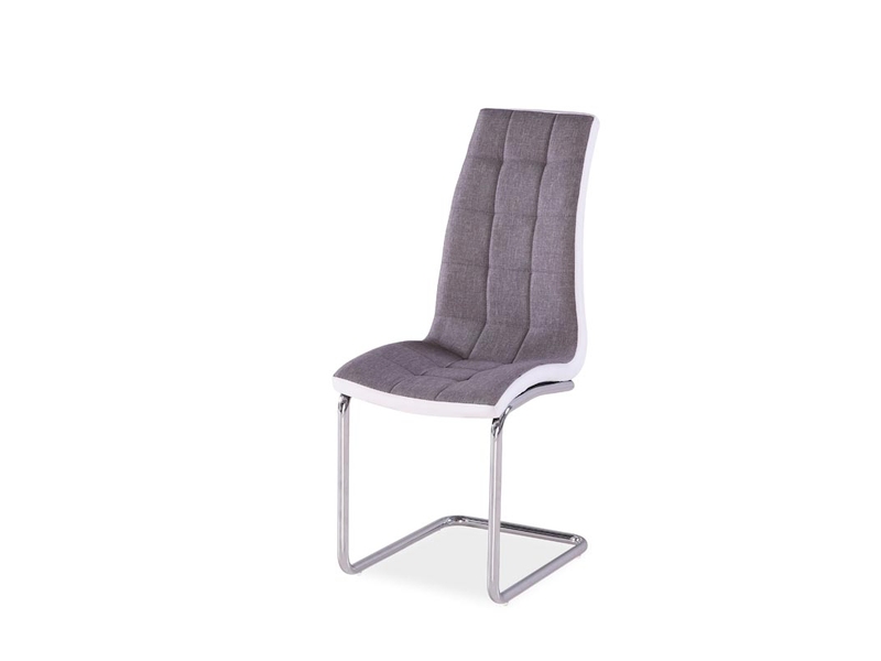 Židle jídelní šedá/bílá H-103