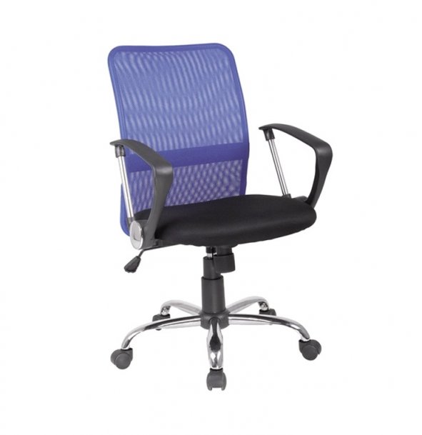 Židle kancelářská modrá Q-078
