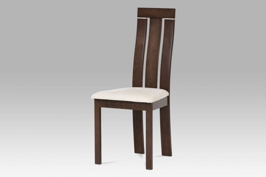 Židle jídelní ořech/krém BC-3931 WAL