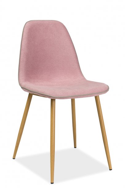 Židle jídelní růžová DUAL
