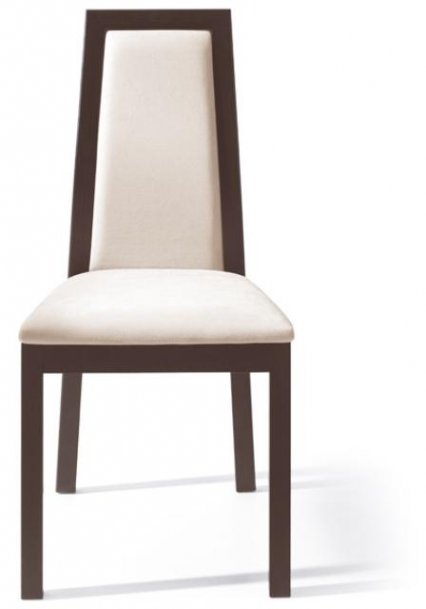 Židle jídelní dřevěná čalouněná wenge LARGO PKRS