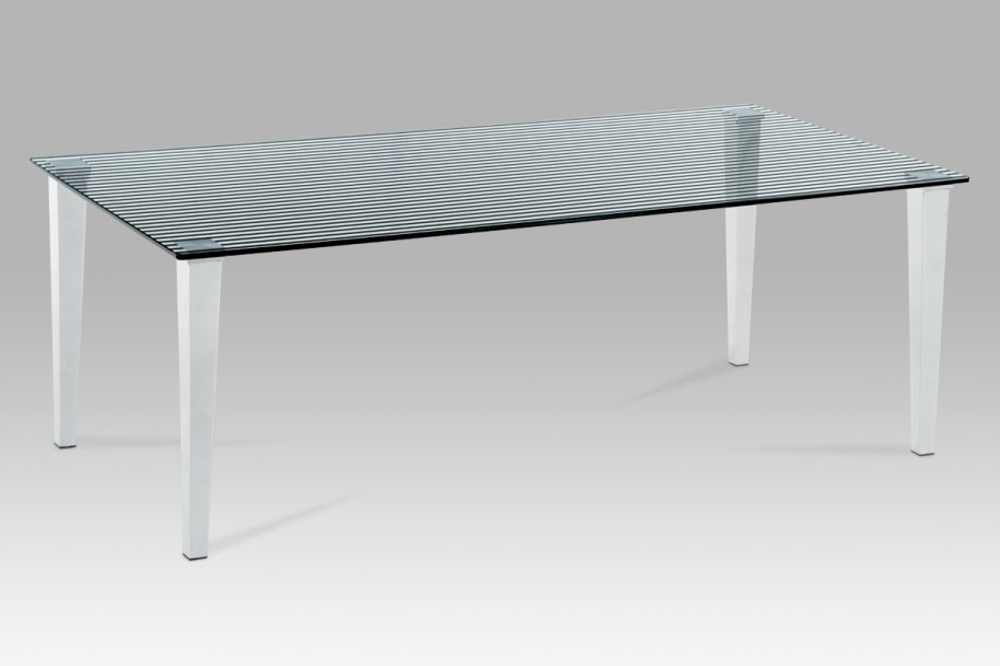 Konferenční stolek z čirého skla GCT