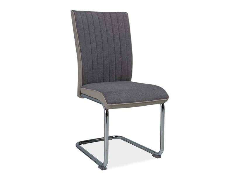 Židle jídelní šedá/světlá šedá H-930