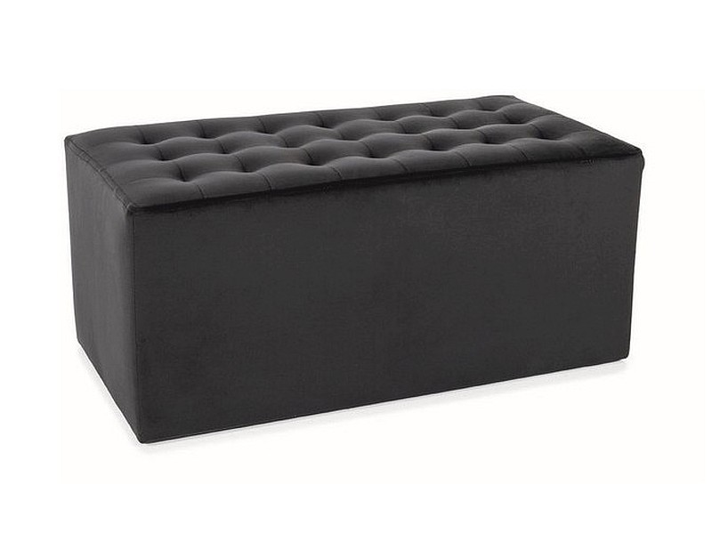 Taburet černá LORI 2 VELVET