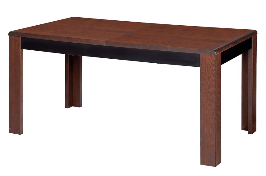 Stůl jídelní rozkládací dub barvený koňak/černá VIEVIEN 40