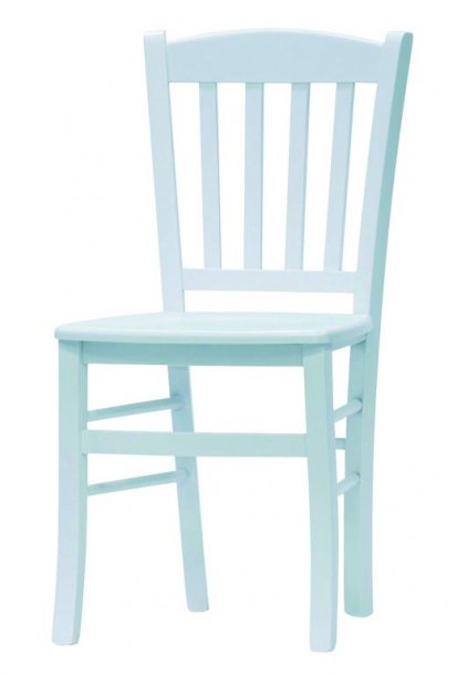 Židle jídelní dřevěná bílá ELLA 13