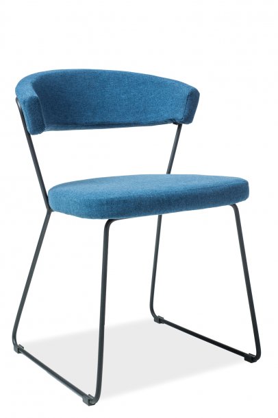 Židle jídelní modrá HELIX