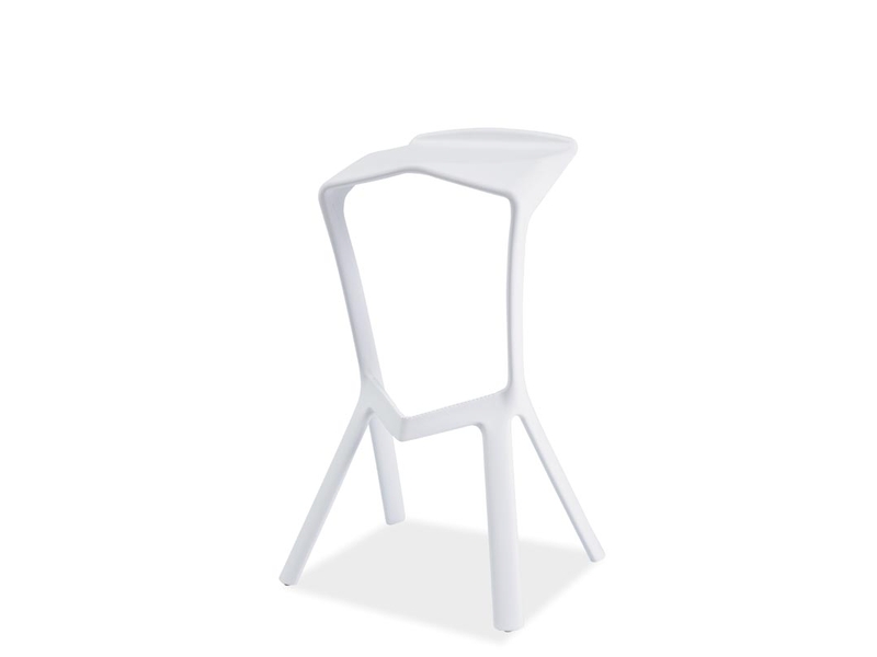 Židle barová bílá VOLT