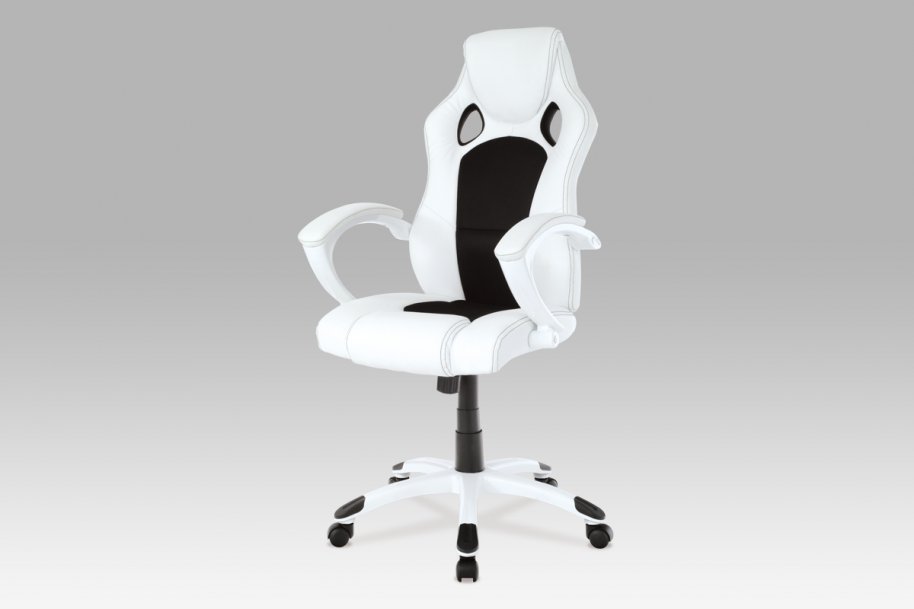 Židle kancelářská černobílá FIONA