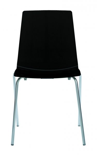 Židle jídelní plastová černá LOLLIPOP