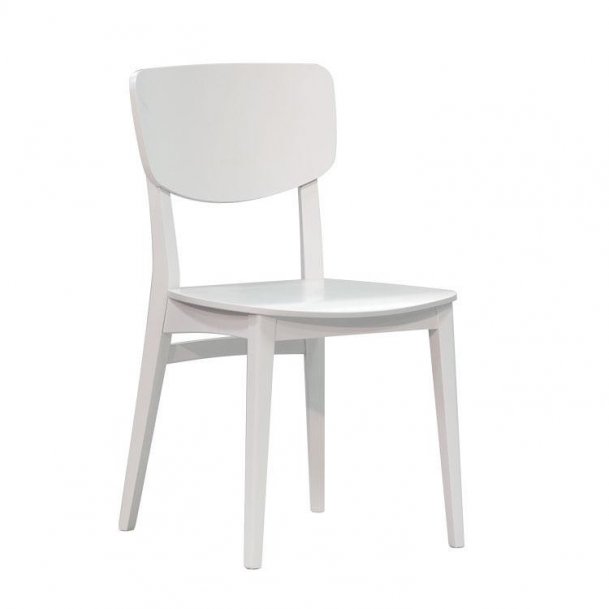 Jídelní dřevěná židle masiv bílá SKY