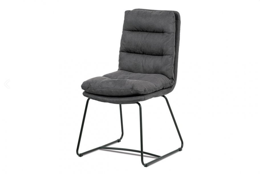 Židle jídelní polstrovaná šedá HC-460 GREY2