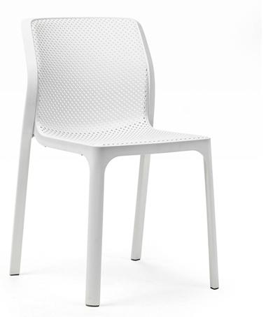 Plastová židle polypropylen bianco BIT
