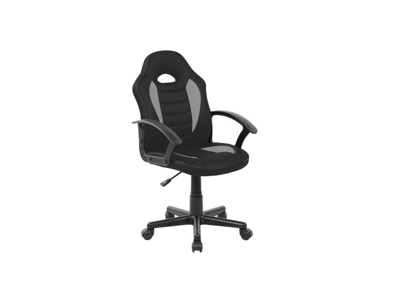 Židle kancelářská černá/šedá Q-101