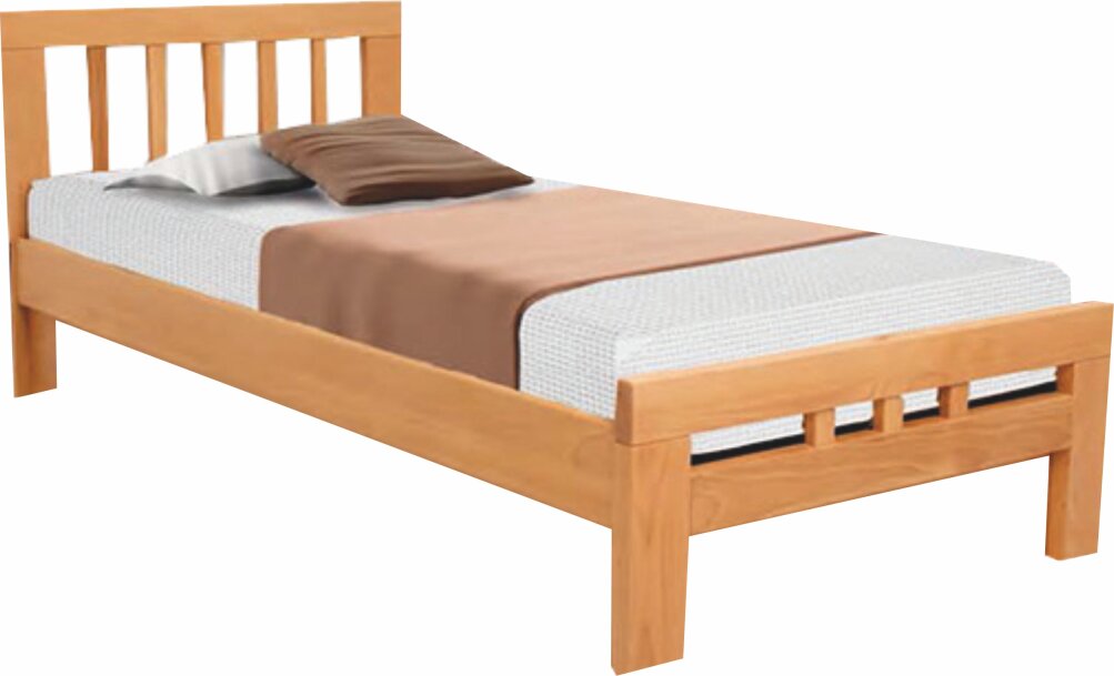 Postel masivní přírodní bez roštu 90 K8