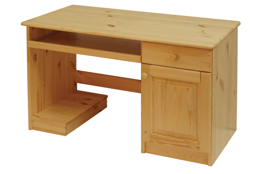 Stůl psací se zásuvkou borovice B042