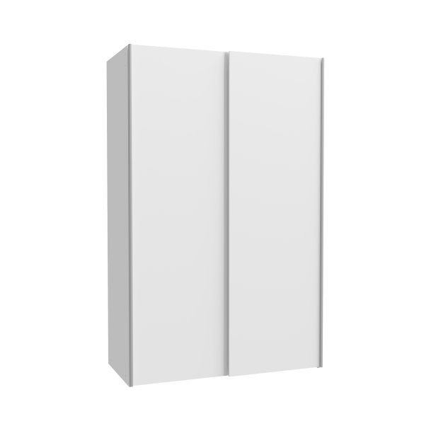Skříň šatní s posuvnými dveřmi bílá/bílá KHANEA KHNS62131-120