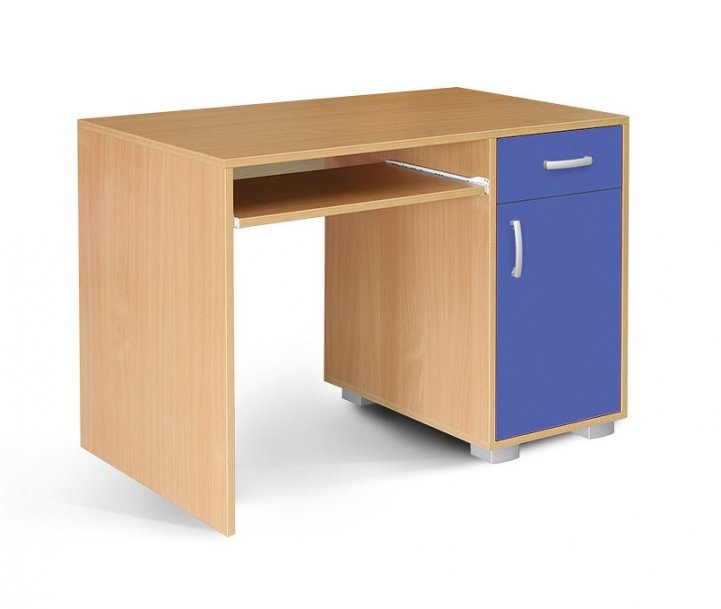 Stůl počítačový dětský buk/modrý BAMBI R.STO 1F1V 455119