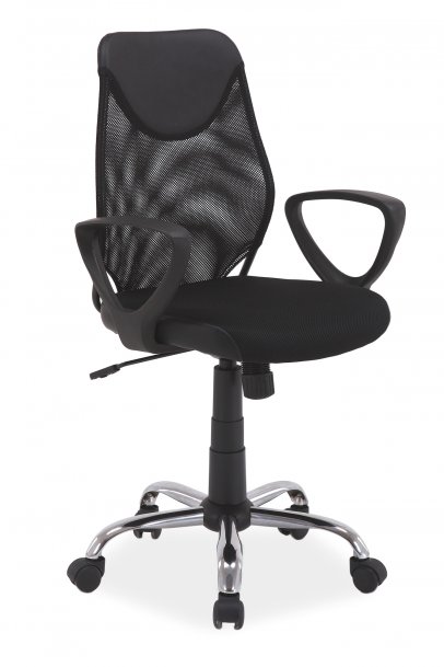 Židle kancelářská černá Q-146