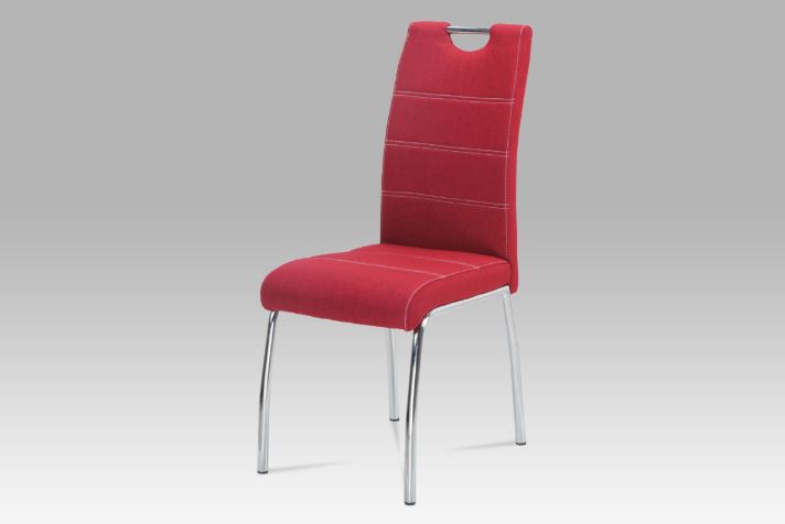 Židle jídelní červená HC-485 RED2