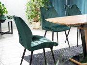 Židle jídelní zelená ARCO VELVET