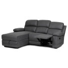 Rohová sedací souprava LEVÁ šedá ASD-4213L GREY