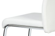 Jídelní židle bílá DCL-418 WT