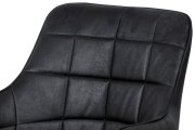 Židle jídelní černá / černý mat AC-9990 BK3