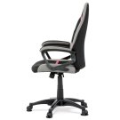 Židle kancelářská černá/šedá/růžová KA-L611 PINK