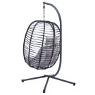 Zahradní závěsné křeslo antracit AZ-V1289 GREY