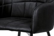 Židle jídelní černá / černý mat AC-9990 BK3