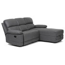 Rohová sedací souprava PRAVÁ šedá ASD-4213P GREY