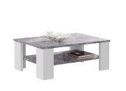 Konferenční stolek beton šedý/bílý BRUCE BR3T01