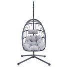 Zahradní závěsné křeslo antracit AZ-V1269 GREY