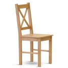 Židle masiv s čalouněným sedákem TERA 79