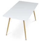 Stůl jídelní bílá mat 140x80 HT-W1214 WT