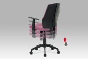 Židle kancelářská červená CARI