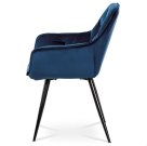 Židle jídelní čalouněná modrá DCH-421 BLUE4